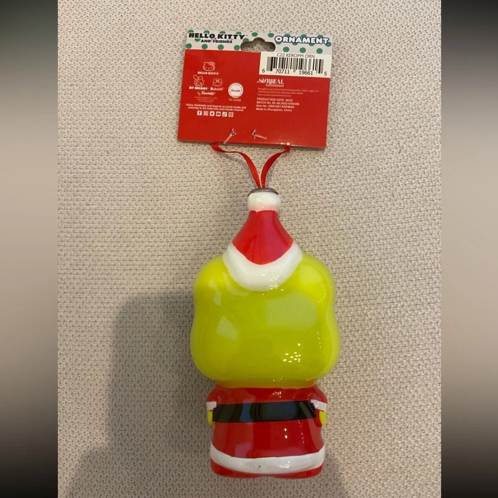 Sanrio® Christmas Ornament Hello Kitty and Friends Keroppi 2022 Santa New